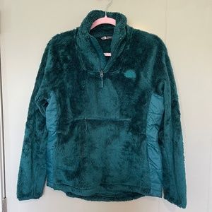 The North Face Women’s Osito 1/4 Zip Pullover Medium Teal